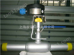 气动焊接球阀,Q661F-25,一体式焊接球阀,上海祝富阀门